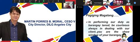DILG Angeles City leads Skills Enhancement Training for .